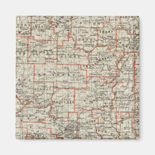 De staat Arkansas Magneet