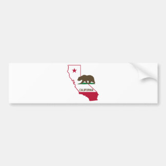 De staat Californië en het Beer Grizzly Bumpersticker