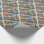 De staat Californië  groot Briefkaart van de Brief Cadeaupapier (Hoek)