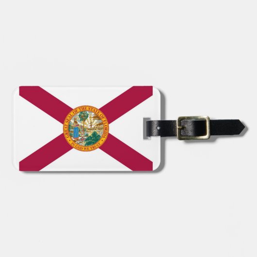 De staat Florida Bagagelabel (Voorkant horizontaal)