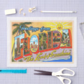 De staat Florida FL  groot Briefkaart Tissuepapier (Craft)