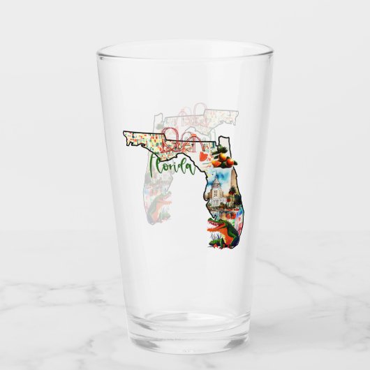 De staat Florida Glas (Voorkant)