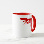 De staat Florida Shape Red Mok (Voorkant rechts)