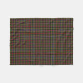 De staat Georgia Tartan Fleece Deken (Voorkant (Horizontaal))