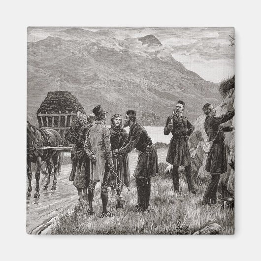 De staat Ierland Magneet (Voorkant)