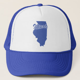 de staat Illinois Shape Trucker Hat Pet