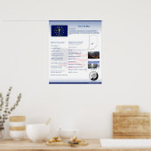 De staat Indiana, IN Poster (Keuken)