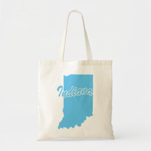 De staat Indiana-vorm Tote Bag