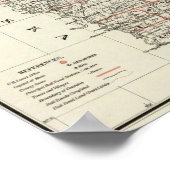 De staat Iowa Poster (Hoek)