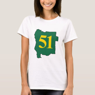 De staat Jefferson 51st T-shirt