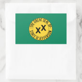 De staat Jefferson Rechthoekige Sticker (Tas)