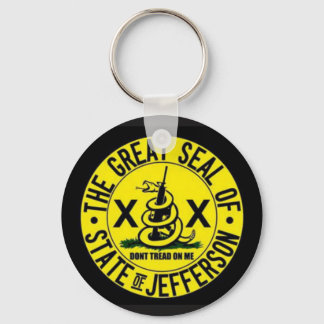 De staat Jefferson Sleutelhanger