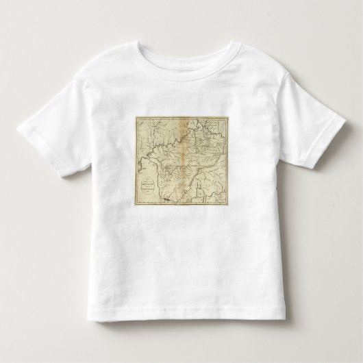 De staat Kentucky Kinder Shirts (Voorkant)