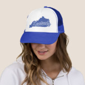 De staat Kentucky Shape Trucker Hat Pet (In situ)