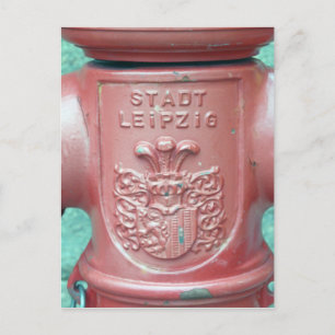 De staat Leipzig, Briefkaart Duitsland