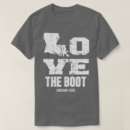 De staat Louisiana houdt van de roet T-shirt (Design voorkant)