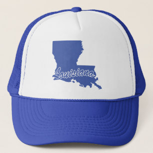 de staat Louisiana Shape Trucker Hat Pet