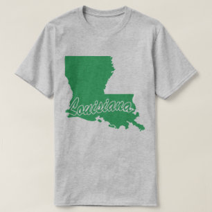 De staat Louisiana T-shirt voor de vorm