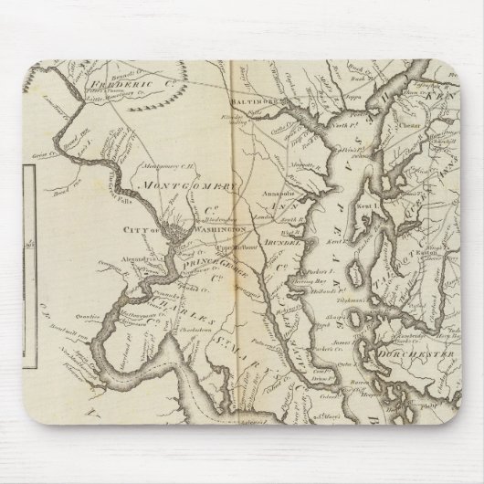 De staat Maryland Muismat (Voorkant)