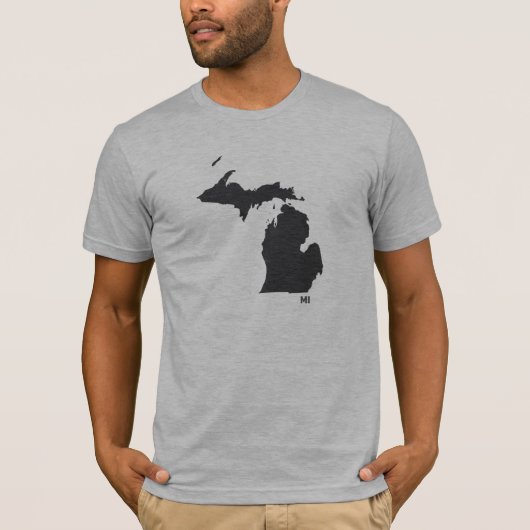 De staat Michigan T-shirt (Voorkant)