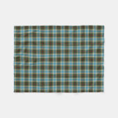 De staat Michigan Tartan Fleece Deken (Voorkant (Horizontaal))