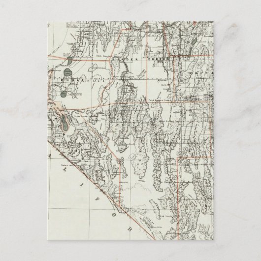 De staat Nevada Briefkaart (Voorkant)