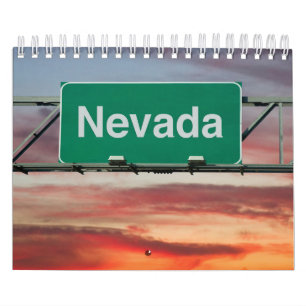 De staat Nevada Collectie Wall Calendar Kalender