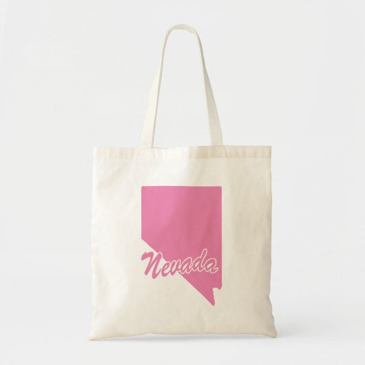 De staat Nevada Shape Canvas tas (Voorkant)