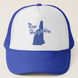 De staat New Hampshire Shape Trucker Hat Pet
