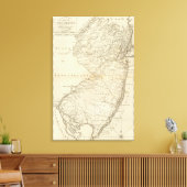 De staat New Jersey 2 Canvas Afdruk (Insitu (Woonkamer))