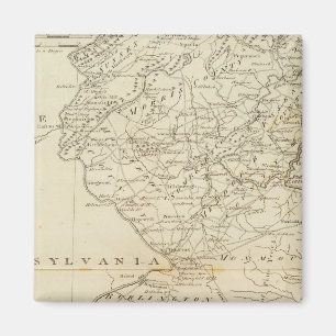 De staat New Jersey 2 Magneet