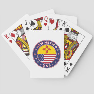 De staat New Mexico Pokerkaarten