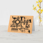 De staat New Mexico Zia Sun Kaart (Gele Bloem)