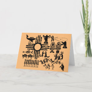 De staat New Mexico Zia Sun Kaart