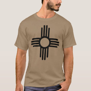 De staat New Mexico Zia Sun T-shirt
