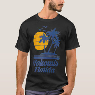 De staat Nokomis Florida FL Beach City T-shirt