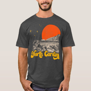 De staat North Carolina Midden-Eeuw in nood T-shirt
