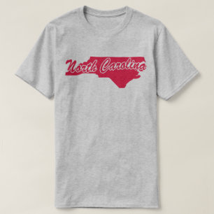 De staat North Carolina T-shirt voor de Vorm