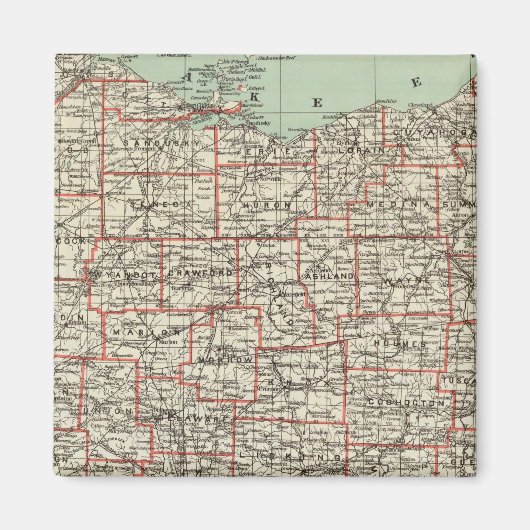 De staat Ohio Magneet (Voorkant)