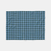 De staat Oklahoma Tartan Fleece Deken (Voorkant (Horizontaal))