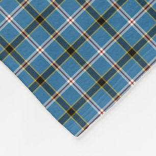 De staat Oklahoma Tartan Fleece Deken