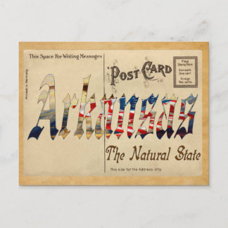De staat Old Briefkaart Arkansas