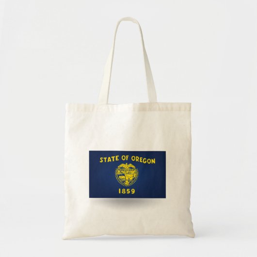 De staat Oregon Flag Canvas tas (Voorkant)