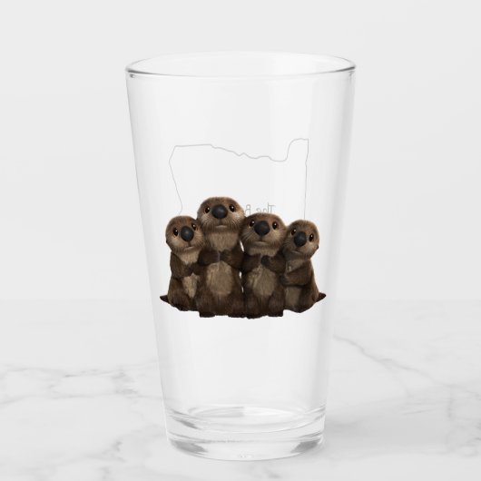 De staat Oregon-The Beaver Glas (Voorkant)