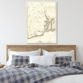 De staat Rhode Island 2 Canvas Afdruk (Insitu (Slaapkamer))