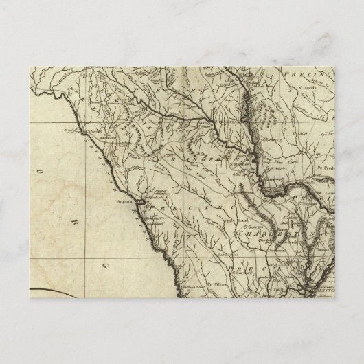 De staat South Carolina Briefkaart (Voorkant)