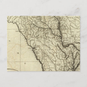 De staat South Carolina Briefkaart