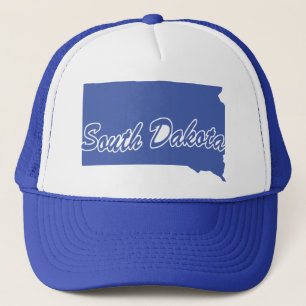 De staat South Dakota Shape Trucker Hat Pet