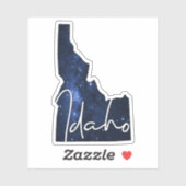 De staat Starry Idaho Sticker (Vel)