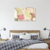 De staat Texas Canvas Afdruk (Insitu (Slaapkamer))